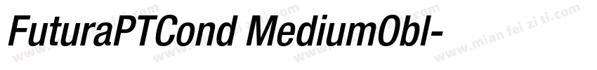 FuturaPTCond MediumObl字体转换